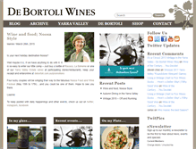 Tablet Screenshot of blog.debortoli.com.au